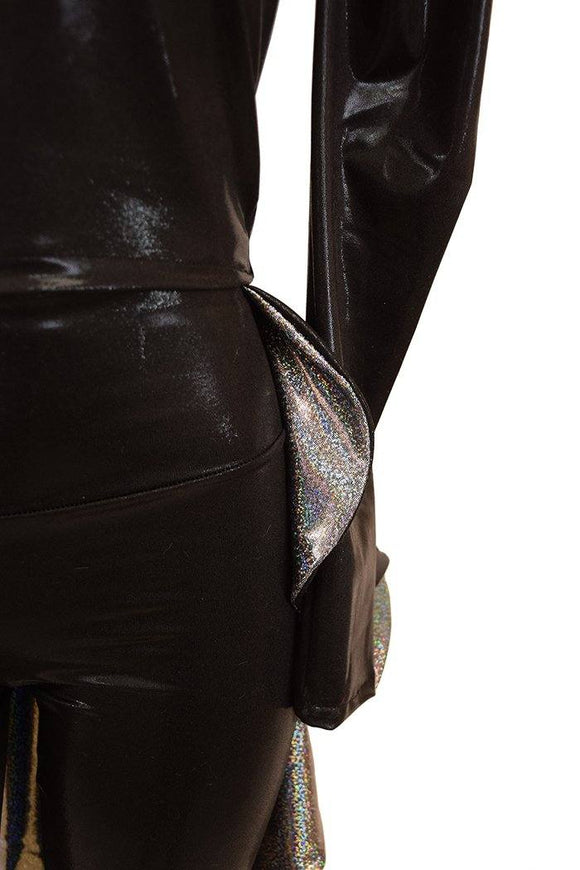 Tuxedo Back Jacket & Zip Away Leggings Set - Coquetry Clothing