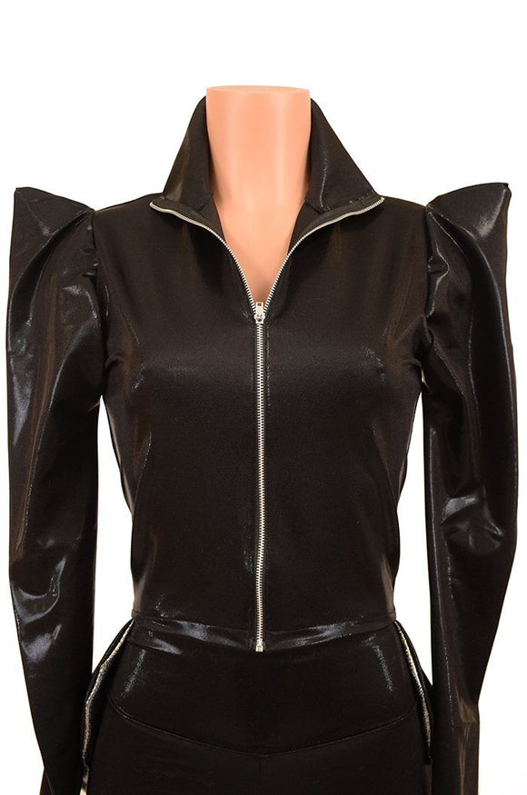 Tuxedo Back Jacket & Zip Away Leggings Set - Coquetry Clothing