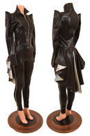 Tuxedo Back Jacket & Zip Away Leggings Set - Coquetry Clothing