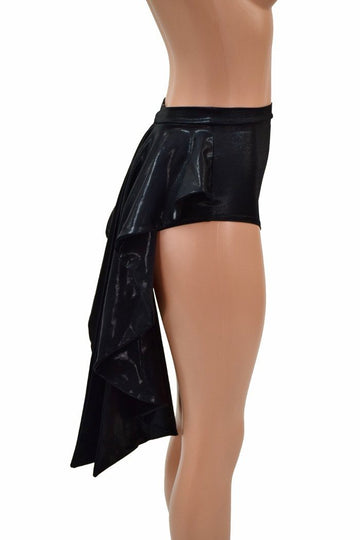 Tuxedo Ruffle Rump "Siren" Shorts - Coquetry Clothing