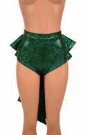 Tuxedo Ruffle Rump "Siren" Shorts - Coquetry Clothing