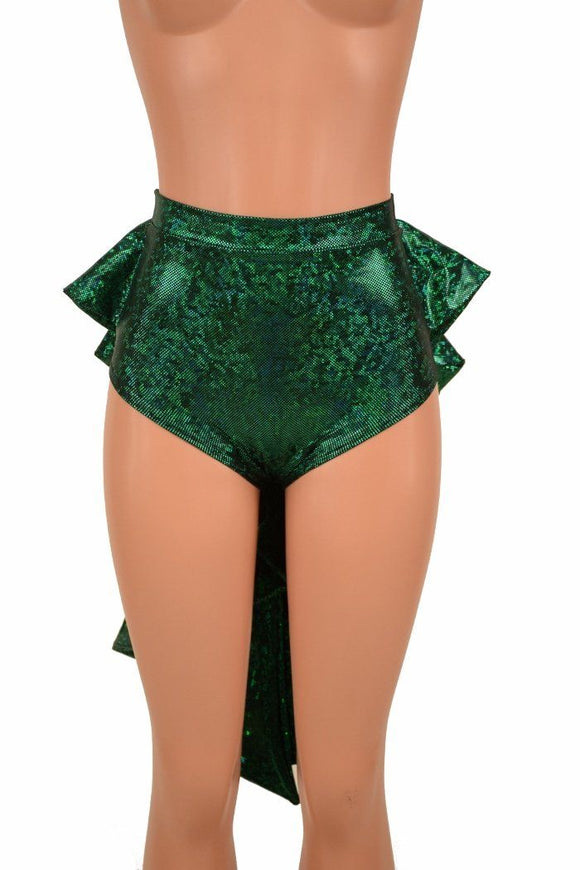 Tuxedo Ruffle Rump "Siren" Shorts - Coquetry Clothing