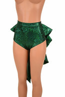 Tuxedo Ruffle Rump "Siren" Shorts - Coquetry Clothing