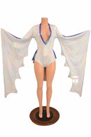 Tuxedo Style Incubus Sleeve Romper - Coquetry Clothing