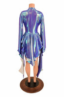 Tuxedo Style Incubus Sleeve Romper - Coquetry Clothing