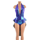 Tuxedo Style "Josie" Halter Romper - Coquetry Clothing