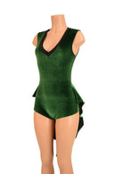 Tuxedo Style Ruffle Rump Romper - Coquetry Clothing