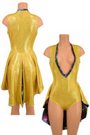 Tuxedo Style Ruffle Rump Romper - Coquetry Clothing