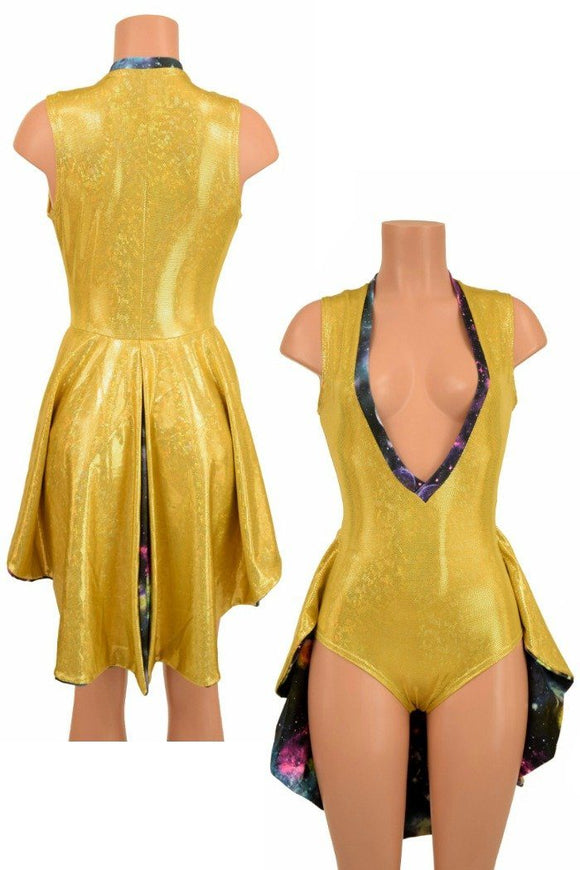 Tuxedo Style Ruffle Rump Romper - Coquetry Clothing