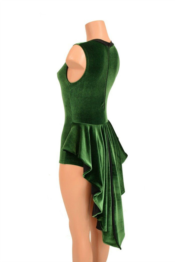Tuxedo Style Ruffle Rump Romper - Coquetry Clothing