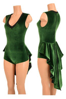 Tuxedo Style Ruffle Rump Romper - Coquetry Clothing