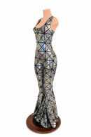 Twist Back Bell Bottom Flare Catsuit - Coquetry Clothing