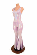 Twist Back Bell Bottom Flare Catsuit - Coquetry Clothing