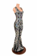 Twist Back Bell Bottom Flare Catsuit - Coquetry Clothing