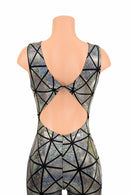 Twist Back Bell Bottom Flare Catsuit - Coquetry Clothing