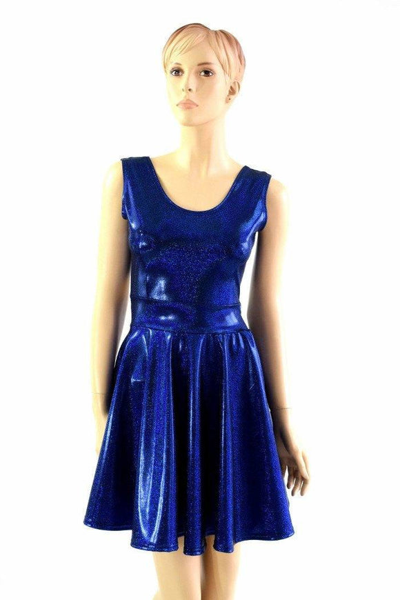 Twist Back Sleeveless Skater Dress - Coquetry Clothing