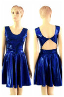 Twist Back Sleeveless Skater Dress - Coquetry Clothing