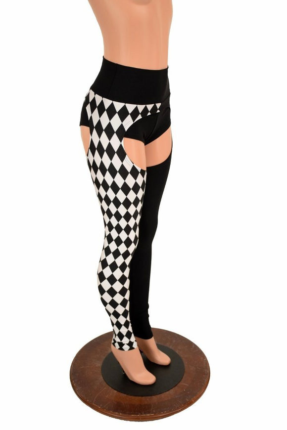 Two Tone High Rise Chaps - Coquetry Clothing