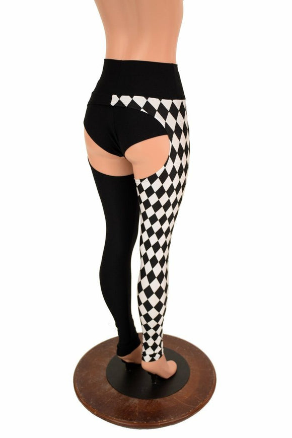 Two Tone High Rise Chaps - Coquetry Clothing
