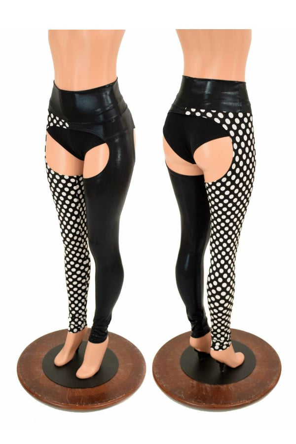 Two Tone High Rise Chaps - 1