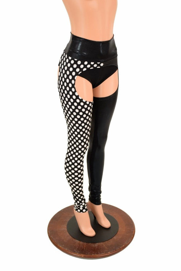 Two Tone High Rise Chaps - 3