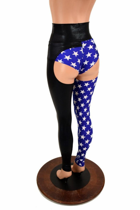 Two Tone High Waist Chaps - Coquetry Clothing