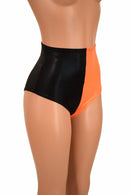 Two Tone High Waist "Siren" Shorts - Coquetry Clothing