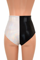 Two Tone High Waist "Siren" Shorts - Coquetry Clothing