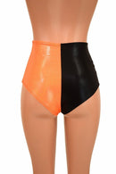 Two Tone High Waist "Siren" Shorts - Coquetry Clothing