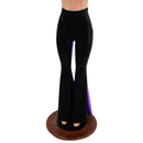 Two Tone High Waist Solar Flares with Back Pockets - Coquetry Clothing