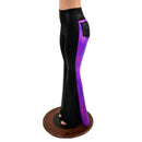 Two Tone High Waist Solar Flares with Back Pockets - Coquetry Clothing