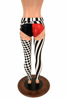 Two Tone Mid Rise Chaps - Coquetry Clothing