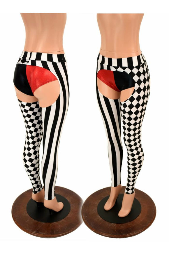 Two Tone Mid Rise Chaps - Coquetry Clothing