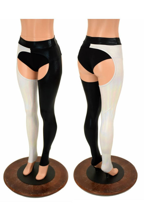 Two Tone Mid Rise Chaps - Coquetry Clothing
