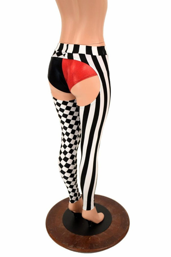 Two Tone Mid Rise Chaps - Coquetry Clothing