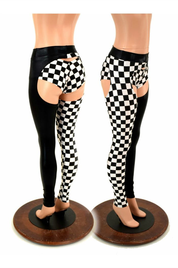Two Tone Mid Rise Chaps - Coquetry Clothing