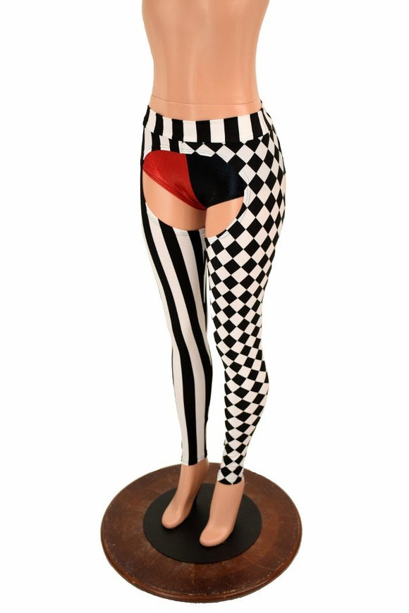 Two Tone Mid Rise Chaps - Coquetry Clothing