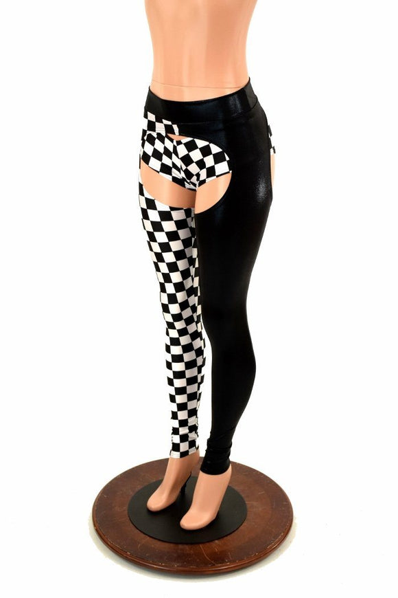 Two Tone Mid Rise Chaps - Coquetry Clothing