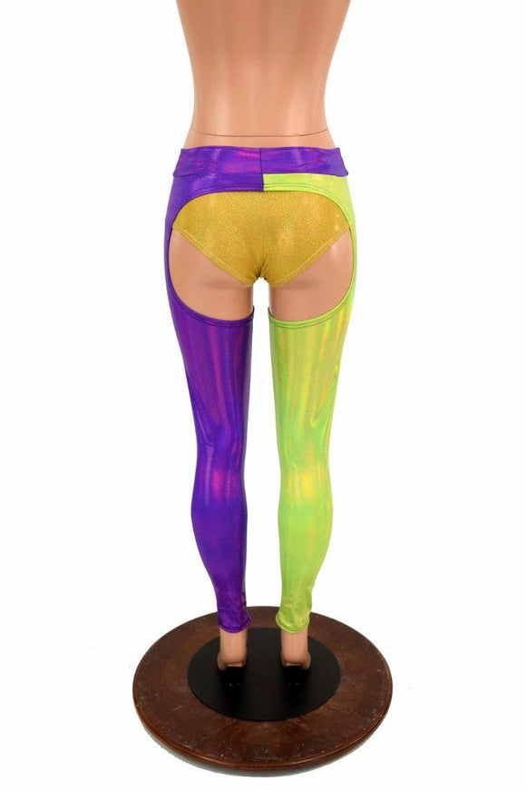 Two Tone Mid Rise Chaps - Coquetry Clothing