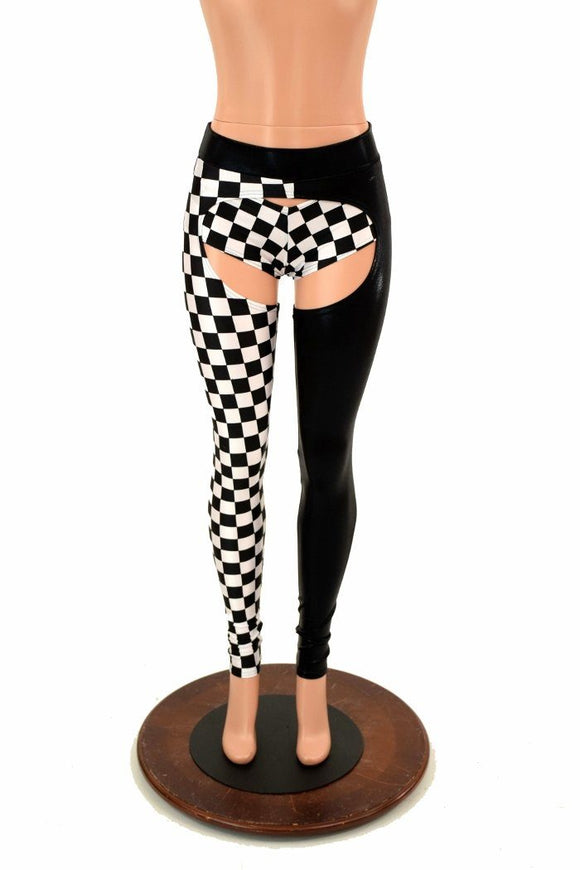 Two Tone Mid Rise Chaps - Coquetry Clothing