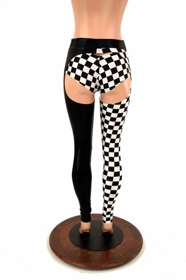 Two Tone Mid Rise Chaps - 4