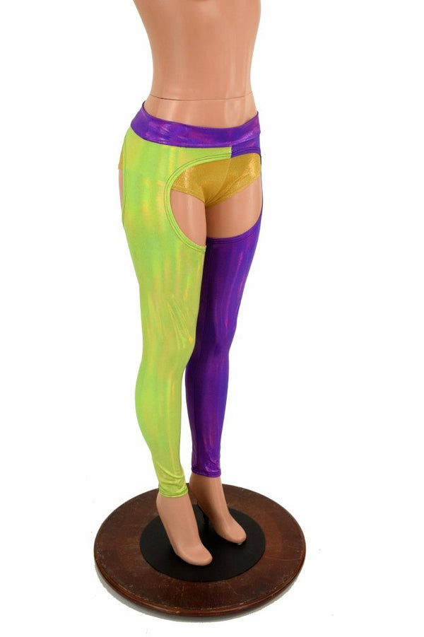 Two Tone Mid Rise Chaps - 3