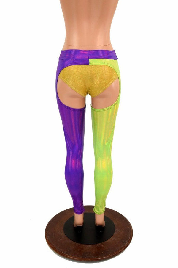 Two Tone Mid Rise Chaps - 5