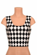 Two Tone Reversible Tank Crop Top - Coquetry Clothing