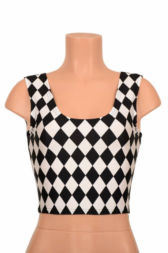 Two Tone Reversible Tank Crop Top - Coquetry Clothing