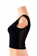 Two Tone Reversible Tank Crop Top - Coquetry Clothing