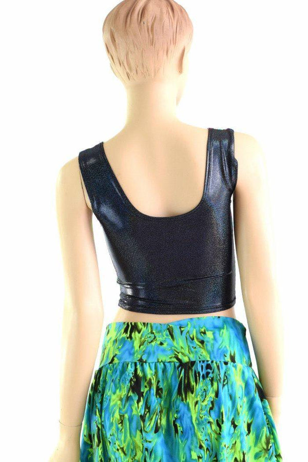 Two Tone Reversible Tank Crop Top - 4