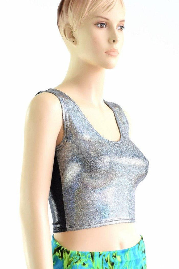 Two Tone Reversible Tank Crop Top - Coquetry Clothing