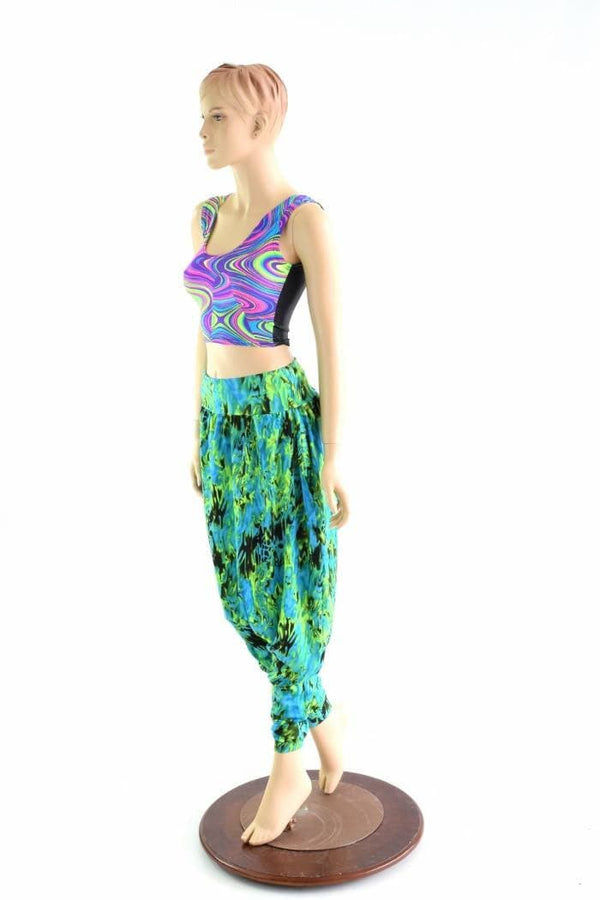 Two Tone Reversible Tank Crop Top - 5