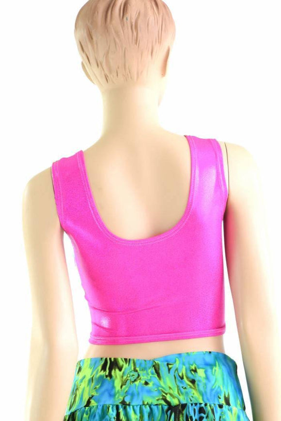 Two Tone Reversible Tank Crop Top - Coquetry Clothing